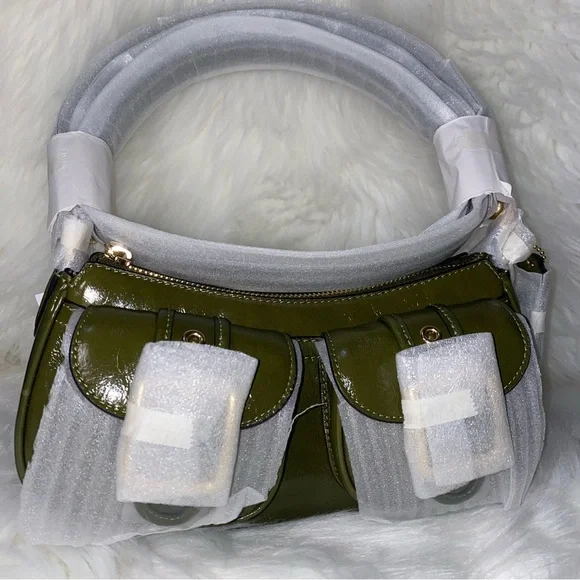 Coach leather purse Ashton Bag New olive color - Picture 3 of 14